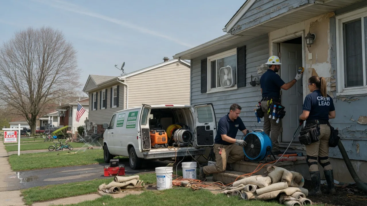 Flood Cleanup in Lumberville, PA near me